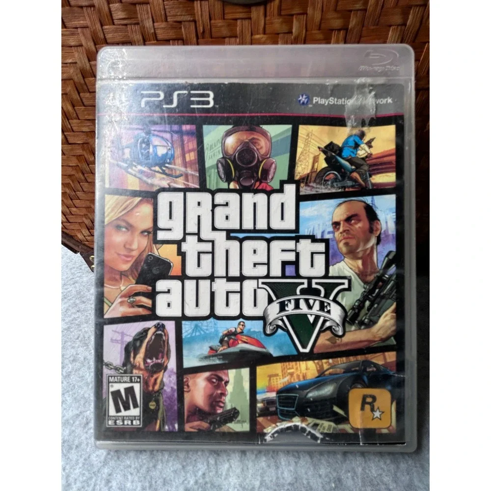 Grand Theft Auto V GTA 5 Sony PlayStation 3 PS3 Game with Manual - Tested